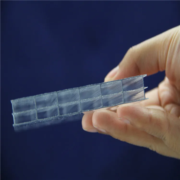 2-16mm thick cover profile high quality greenhouse hollow polycarbonate sun sheet