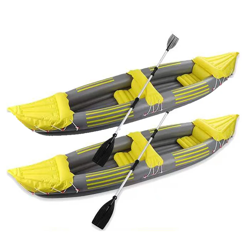 2 Person Recreational Rowing Canoe Professional Tandem Double Seater Plastic Kayak