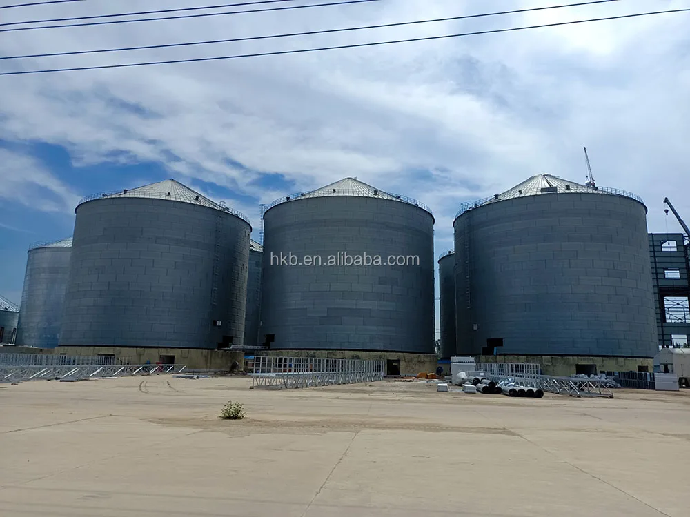 Grain Cereal Particle Storage Silos 10000 Ton Steel Price