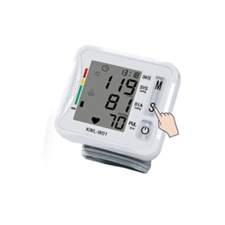 Guangdong Factory Smart Wristband Man Bp Manomete Automatic Wrist Blood Pressure Monitor