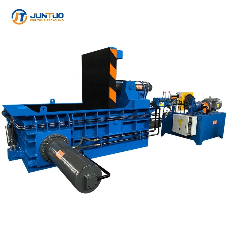 JUNTUO waste car compactor /car metal balling press/ baling press machine