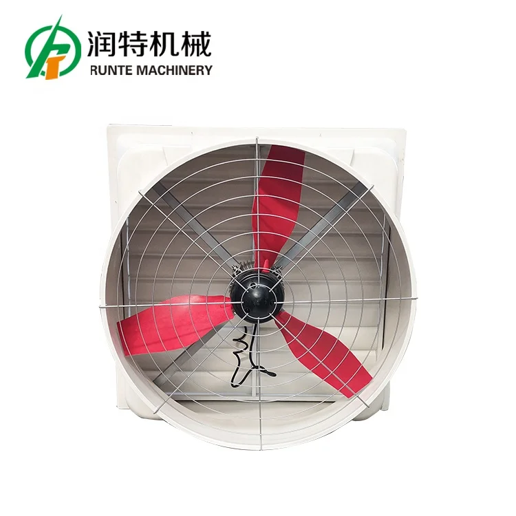 QiluRunte Good Selling 1060 Model 36 Inch Belt Nylon Fan Blade Poultry House Ventilation Exhaust Fan