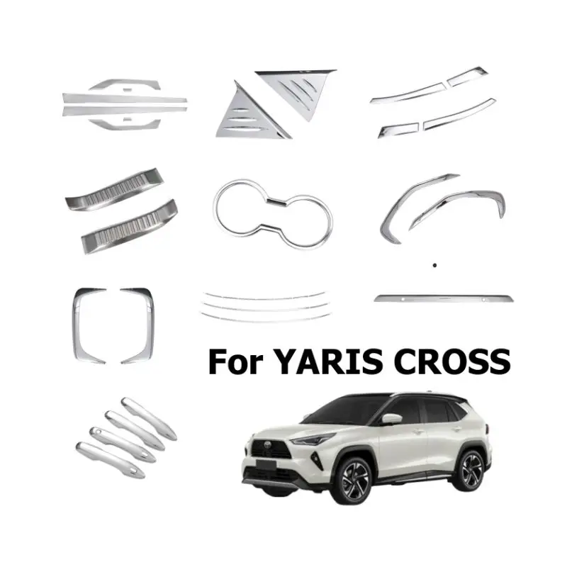 Автомобильные внешние аксессуары обвес хромированные накладки для Toyota Yaris Cross MXPB1 MXPJ1 2020