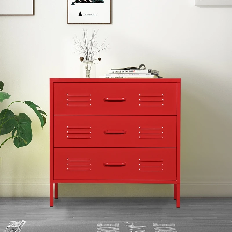 Hot-Sale Metal Home Bedroom furniture 3 drawer