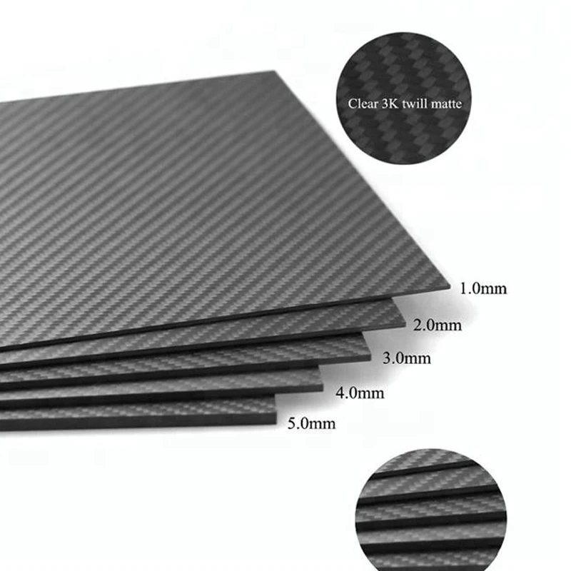 Langjue Hot Selling 3K carbon fiber Plate 3mm CNC carbon Plates 5MM carbon fiber Sheet Auto Parts