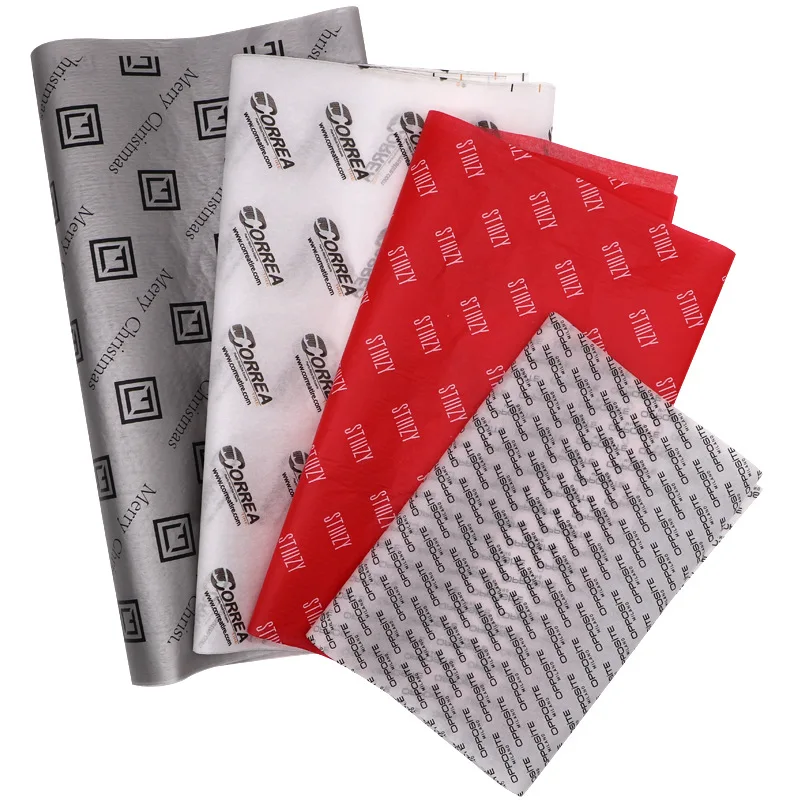 wholesale Luxury Custom Design Printing Valentines Day Florist Supplies Korean Style Paper Cloth&Shoes Wrapping Tissue Packaging