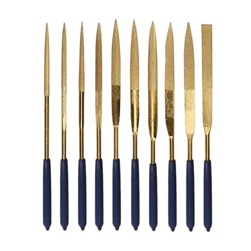 TIN Coating Diamond File Include Round Needle Files