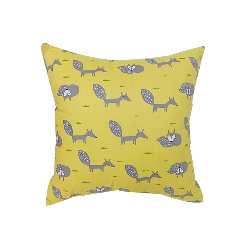 Лидер продаж хлопок Пользовательские подушки печати дома диван подушки детские