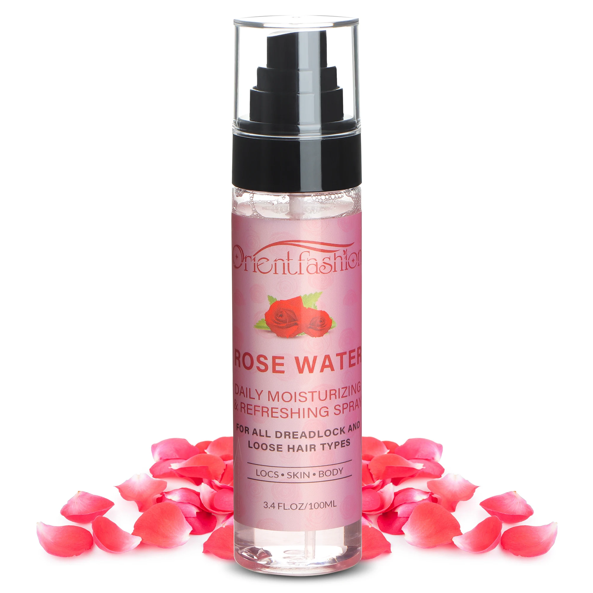 VAST Hot Sale Moisturizing Hair Spray Rose Water Spray for Hair 100ml