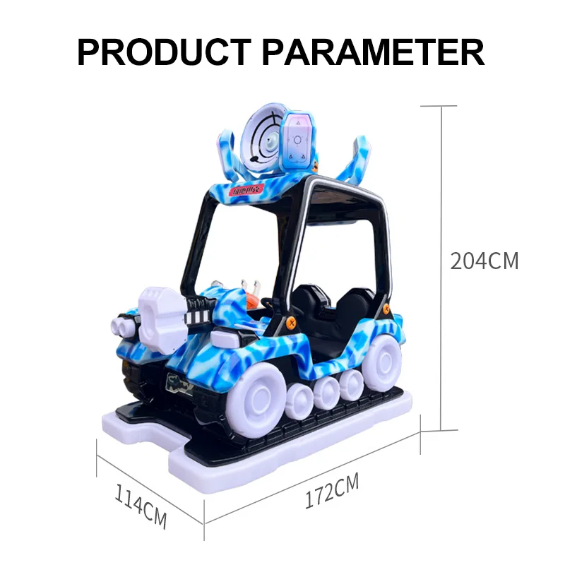 Outdoor and Indoor Kids Game Machine Ride Electric Bumper Car Battery Powered by Kiddie Factory Manufacturer for Amusement Park