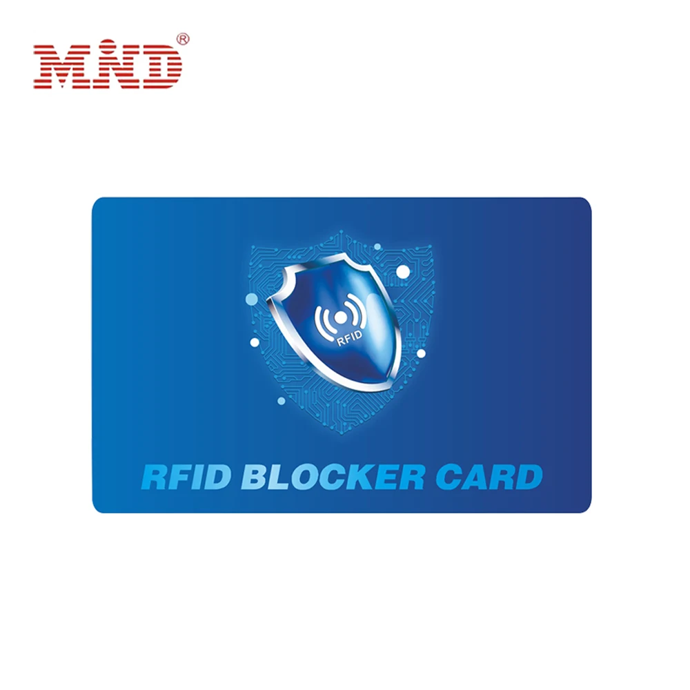 Professional Custom Anti Theft RFID Blocking Card
