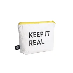 Professional custom DuPont paper zipper bag mini coin purse Tyvek wallet