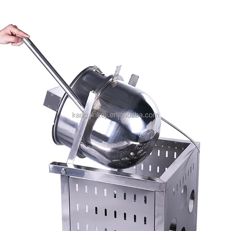 High Quality Gas Commercial Making Machine American Hand-fried Spherical Popcorn Machines
