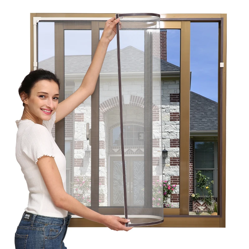 Elegant and brief magnetic  screens for various windows