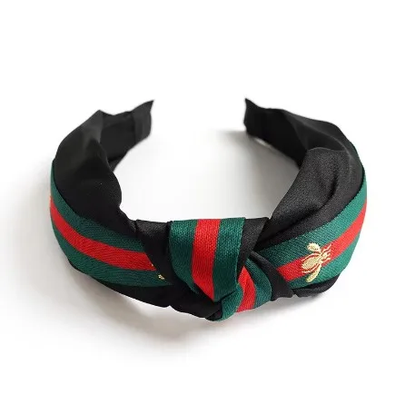 Luxury Catalog Designer Headbands Famous Brand Classic Plaid Bee Headband Hairbands Women Fashion Hair Accessories