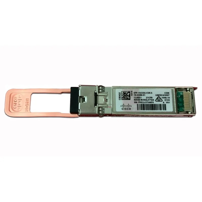 Cisco 25 Gigabit Modules SFP-10/25G-CSR-S 10/25GBASE-CSR SFP28 Module for MMF Dual LC/PC connector 850nm