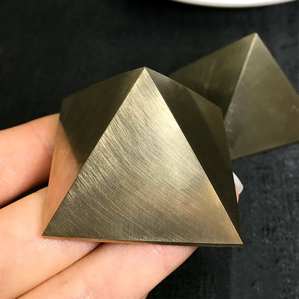 Natural pyrite stone crystal pyramids Hand-Carved Crystal For Decoration