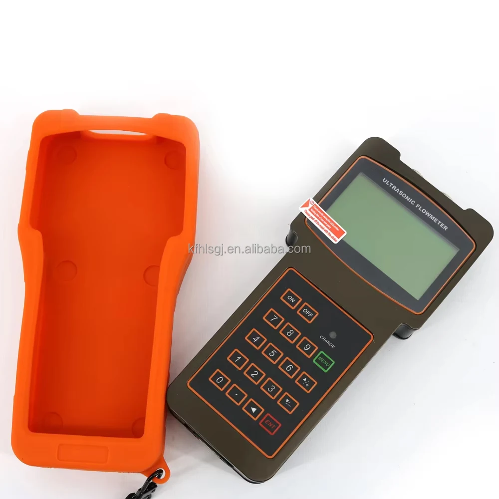 DN5-DN6000 Clamp On Portable Handheld Ultrasonic Flow Meter Sewage Liquid Water Flowmeter Sensor
