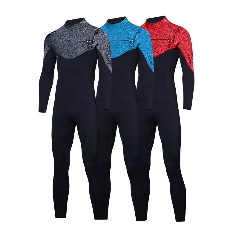 Surf Clothing Neoprene Wet Suit Neoprene Wetsuit Chest Zip Surfing Diving Suit Waterproof Sportswear 3mm 3/2mm 4/3mm 5/4mm 2.5mm
