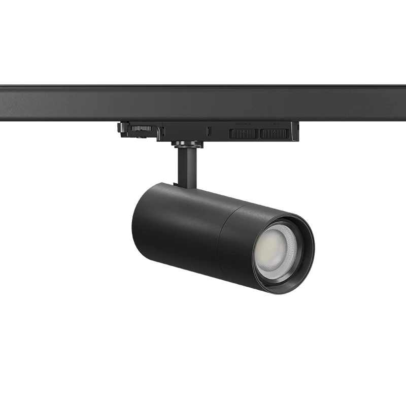 20W 30W 40W Zoomable Led Tracklights System Mini Motorized Track Lighting Led Magnetic Rail Lighting Gold Track Light For Store