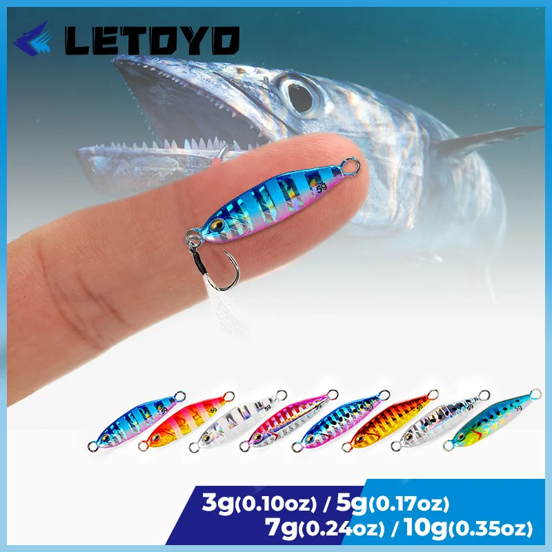 3g 5g 7g 10g Mini Metal jig lure lead fish casting slow jigging lure Micro Jig spoon plantilla senuelo cebo