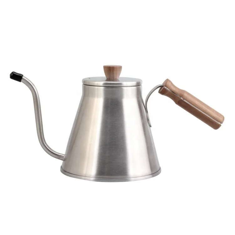 High Quality 1.2L Stainless Steel Coffee Tea Pot Pour Over Coffee Gooseneck Kettle