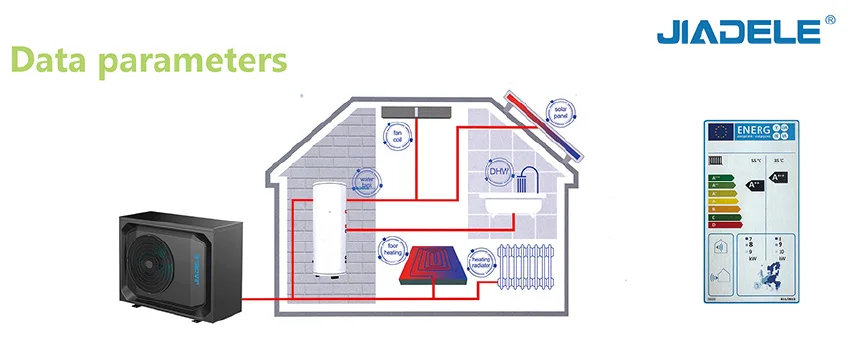 JIADELE 200L 300L one coil two coils multifunctional hot water storage tank Heat Pump Water Heaters buffer tank extraction tank