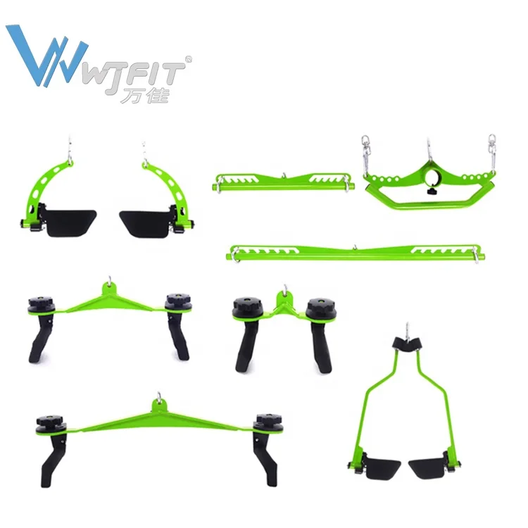 Professional Gym Multi Lat Pull Down Gym Handle Bar Grip Handles Cable Attachment Handle Grips for Lat Pull Down Bar
