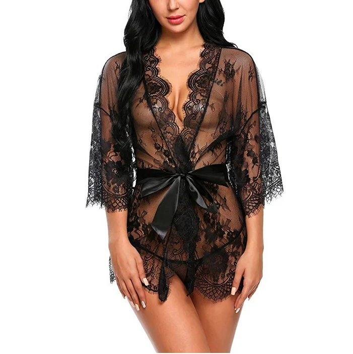 OEM Hot Transparent Japanese Mature Women Sexy Lingerie