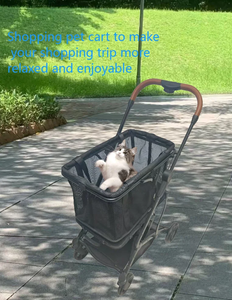 JXB Factory Wholesale Versatile Folding Two Way Trolley Cart For Shopping