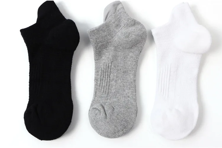HUALIAN Eco-friendly Walking Running Baseball Antislip Compression Sports Socks Men