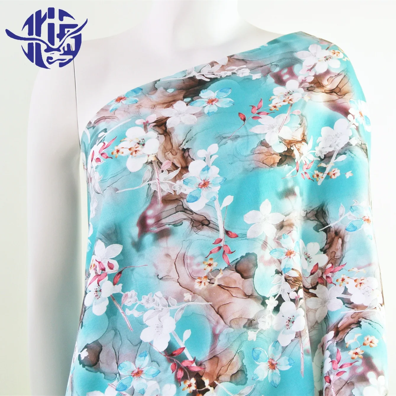 45s dress zhejiang keqiao digital beautiful soft colors rayon printed fabric