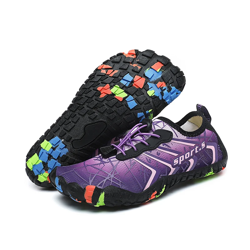 Ready To Ship Low Moq Non Slip Quick Dry Sneaker Soft Swimming Women Men Beach Aqua Shoes Barefoot Aqua Beach Shoes