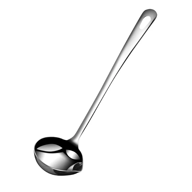 Wholesale cheap stainless steel household kitchen oil-separating oil filter soup grease separation spoon