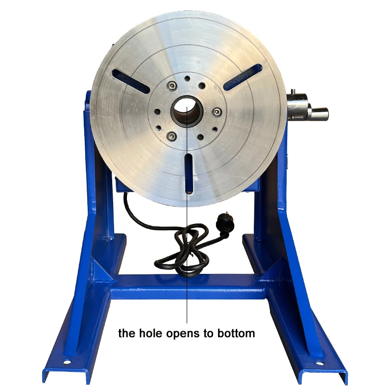 Welding Turntable /100KG Welding Positoiner With K11-200 Three Jaws Chuck Torch Holder Can Clamp 4-200mm Pipe/flang/flow Meter