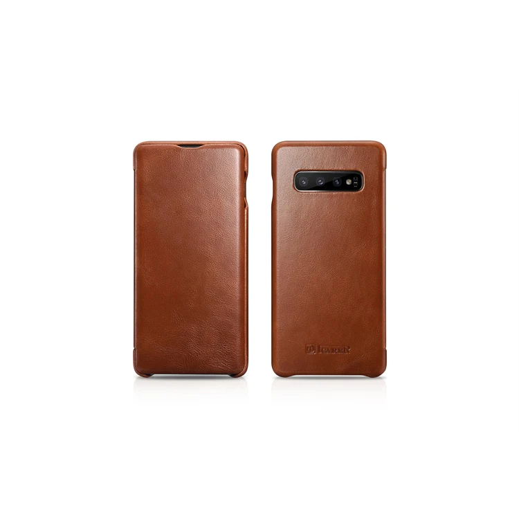Real Leather Shockproof Cover For iCarer Anti-scratch Genuine Leather Vintage Protective Case For Samsung S 20 Plus S20+