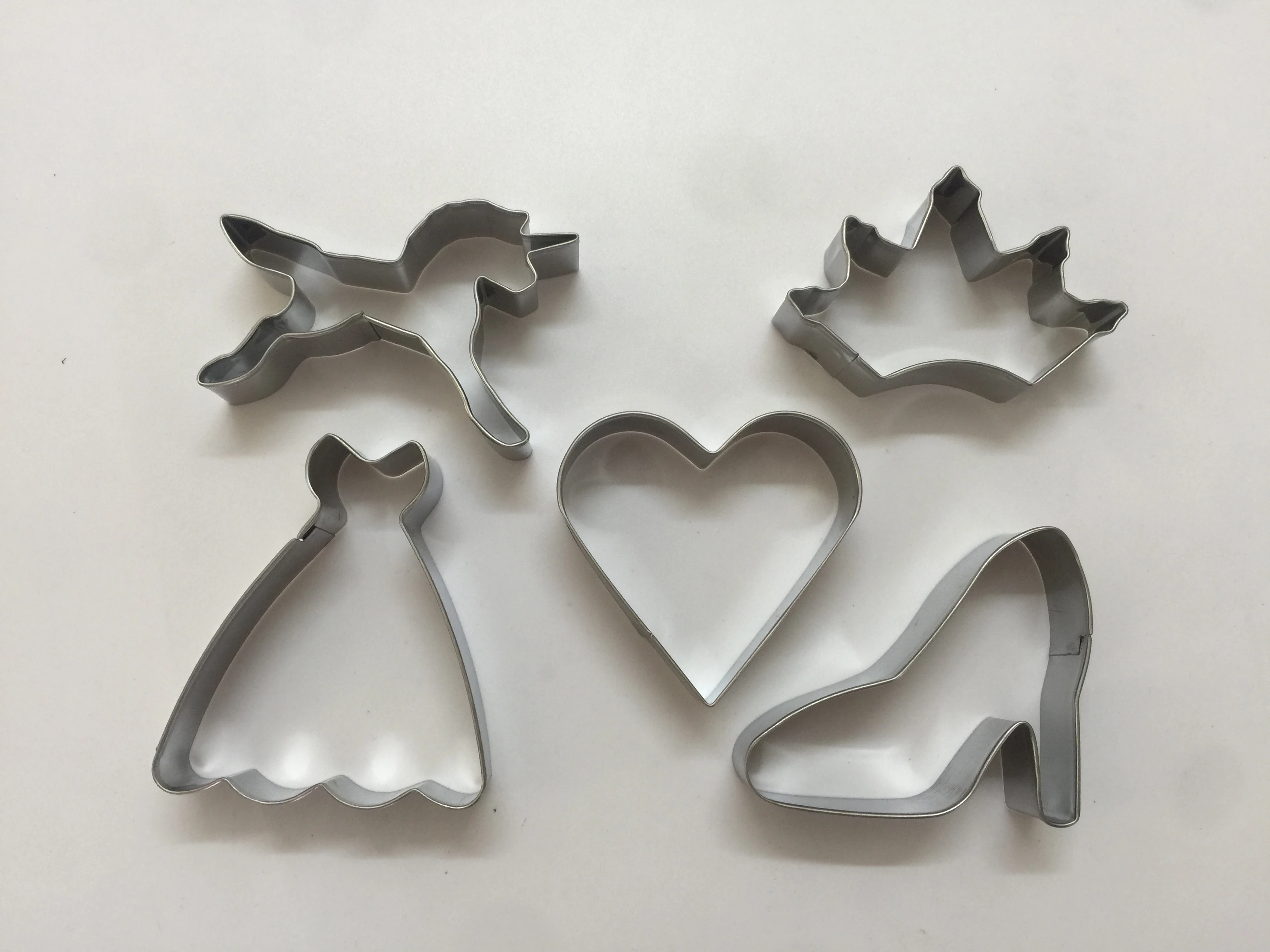 Metal Custom Stainless steel High Heels Cookie Cutter Mold