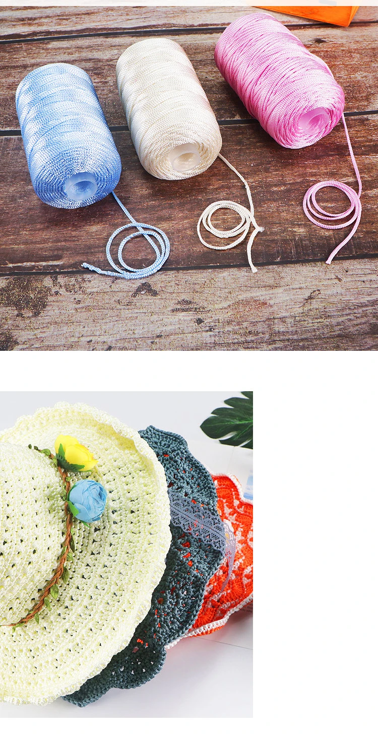 High Tenacity Flat Shiny Ice Thread