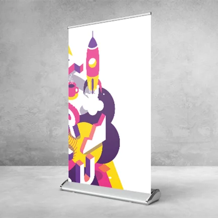 Table Top Retractable Banner with Custom Printing A3 A4 Mini Roll up Banner