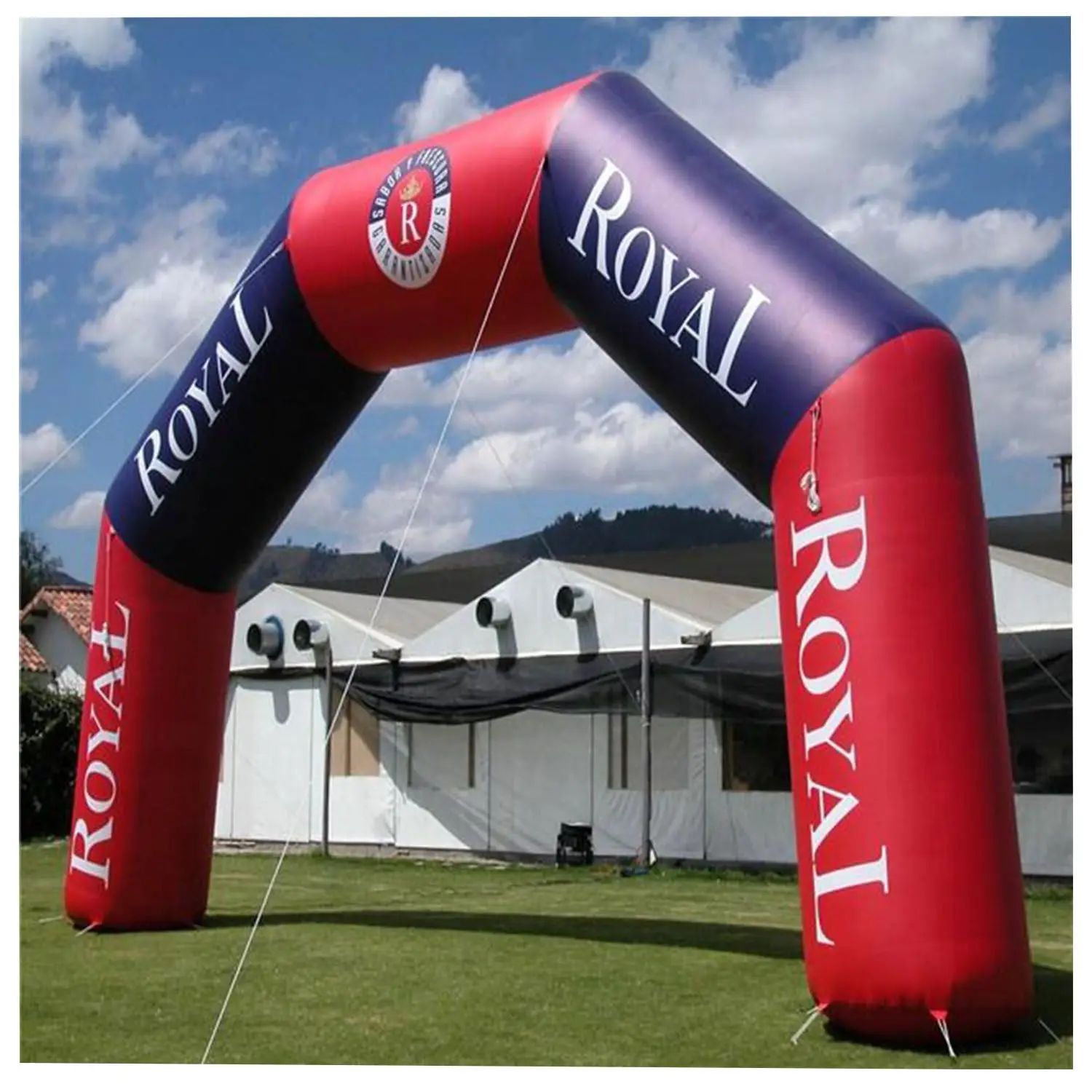 Airtight Air Printed Oxford Outdoor Custom Advertising Advertisement Door 20ft Inflatable Arch