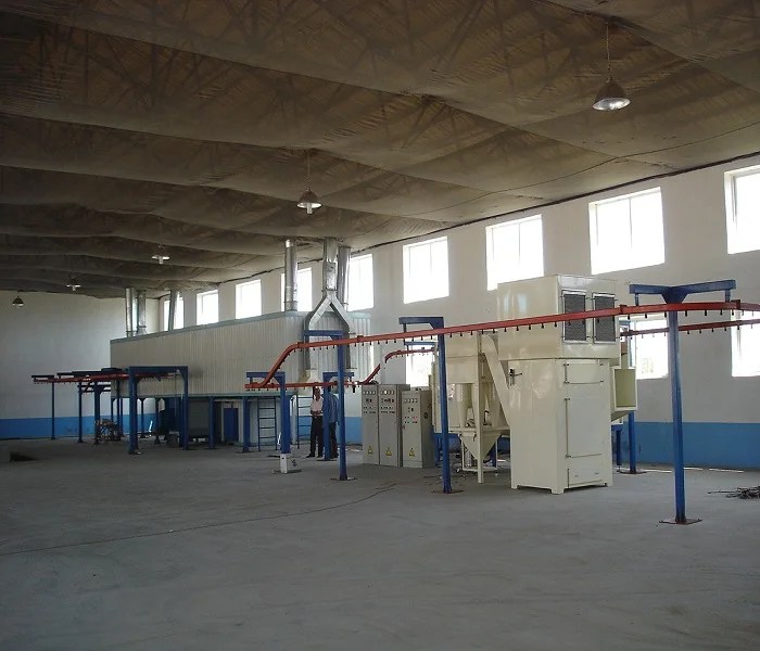 
Bolt zinc coating line automatic steel profile powder coating line 