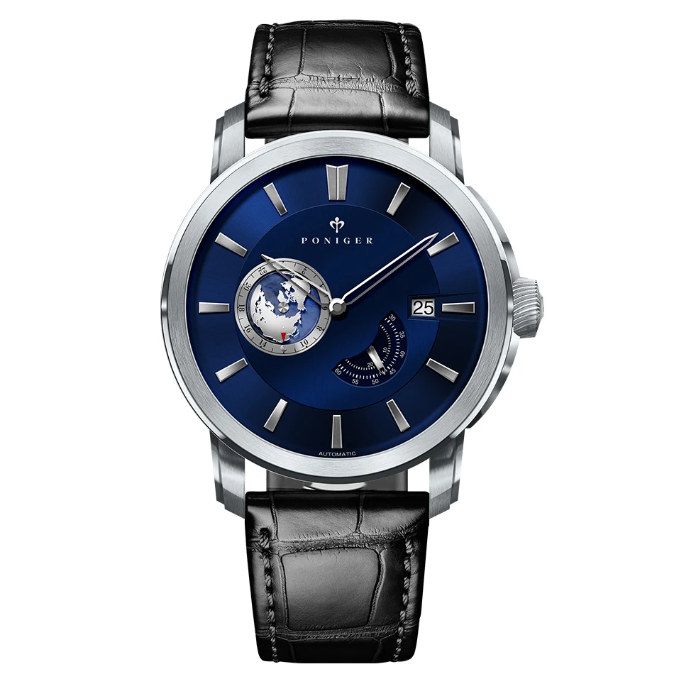Top Brand Man Business Wrist Watches Leather Fashion Mechanical Automatic Movement Luxury Watch 2020 Men LOBINNI