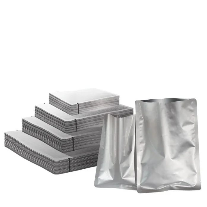 New Laminated multiple layer plastic aluminum foil bag resealable packaging vacuum sealing bags