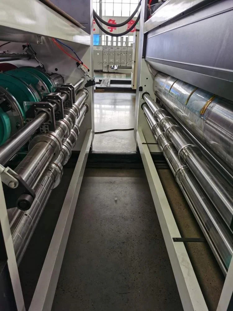 PLC high speed carton flex printing die cutting pizza box making machine