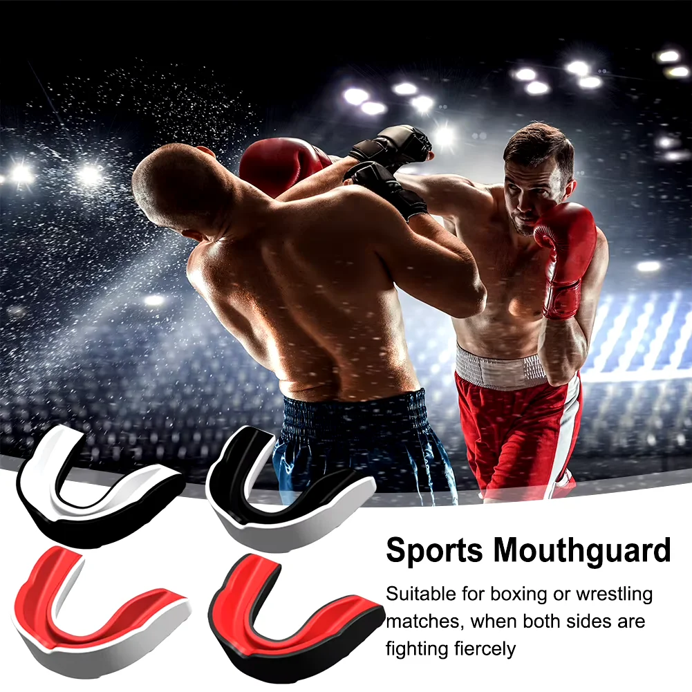 Sports Safety Mouth Guard Kid and Adult EVA Teeth Protector for Boxing Rugby Basketball Hockey Karate Muay Thai MMA