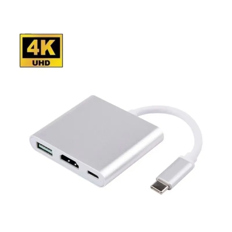 4K USb3.0 PD 3 в 1 взаимный обмен данными между компьютером и периферийными устройствами Type-C мульти расширения концентратор Usb3.1 порта Usb док-станция для Тип медведи
