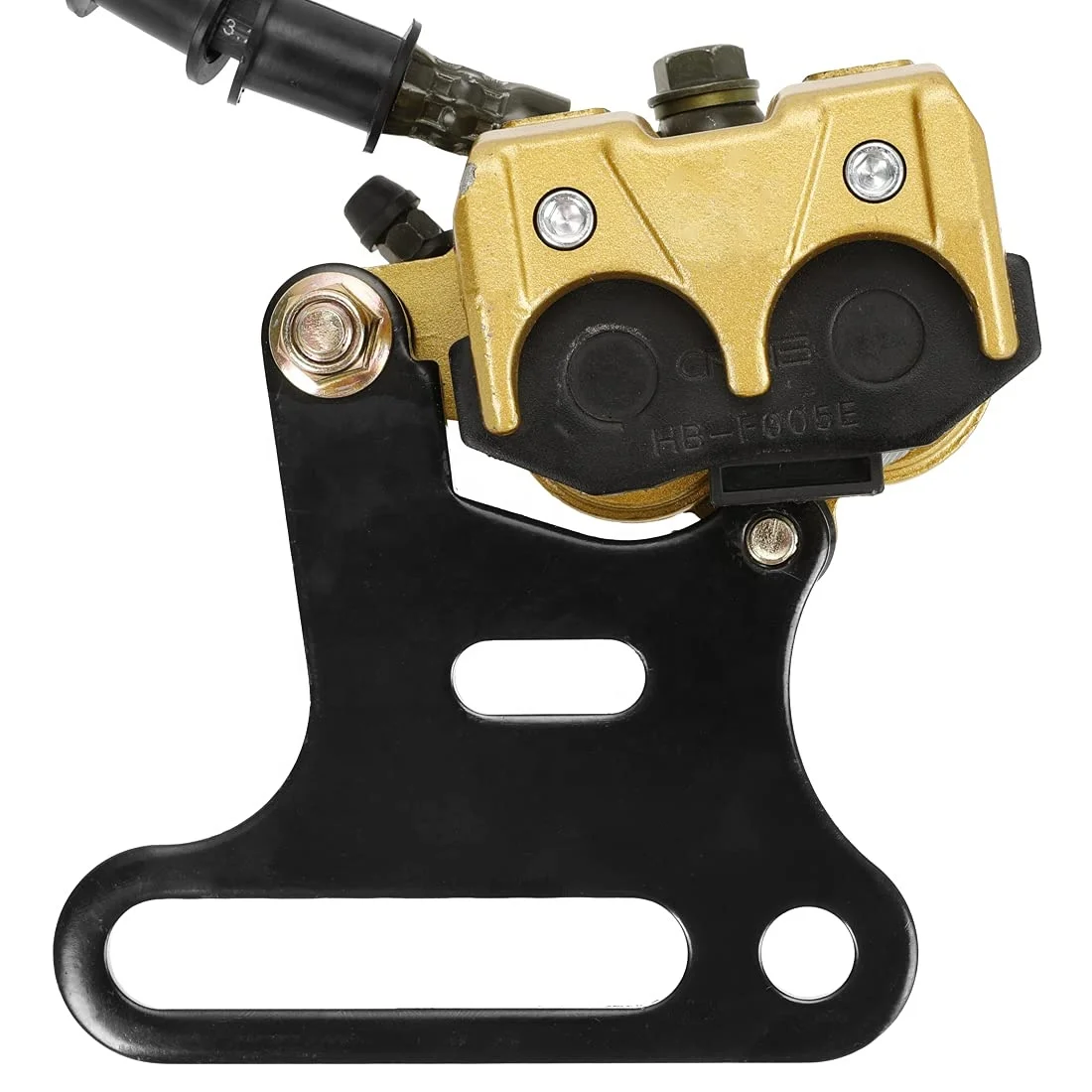 HIAORS Rear Foot Disc Hydraulic Brake Master Cylinder Caliper kit for 70cc 90cc 110cc 125cc 140cc 150cc Chinese Pit Dirt Bike