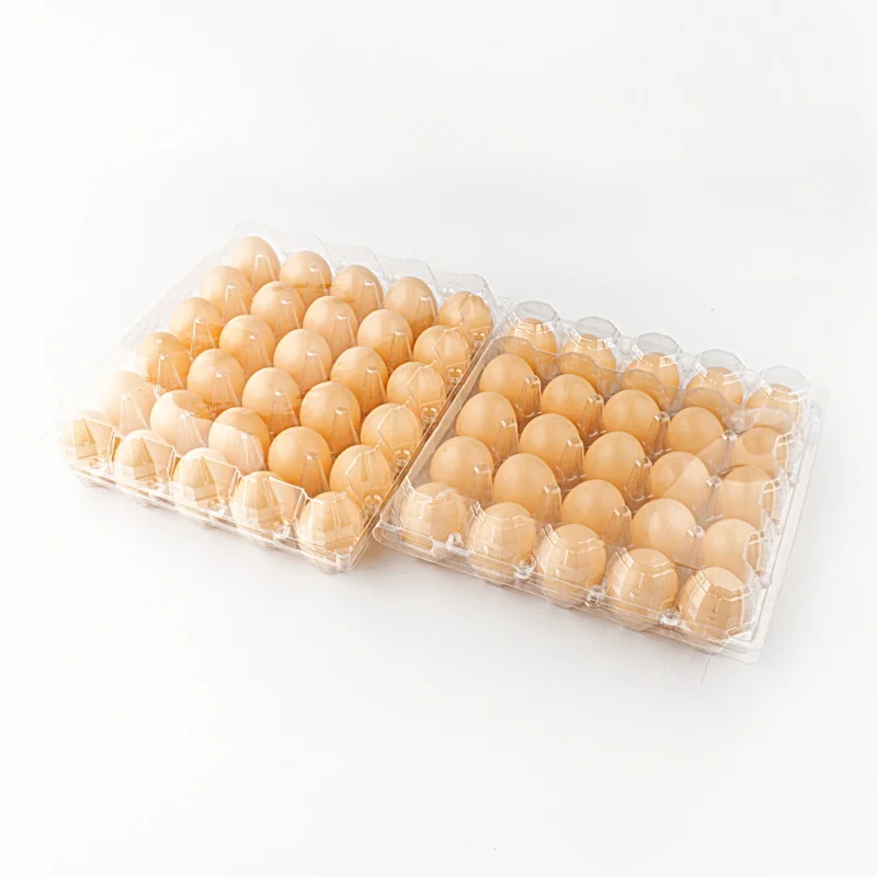 chicken egg trays plastic container 30 holes eggs pet packing box cheap transparent plastic egg trays
