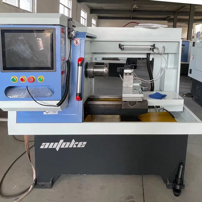 China High Precision Mobile Cnc 24 Inch Wheel Repair Machine Diamond Cutting Lathe Equipment