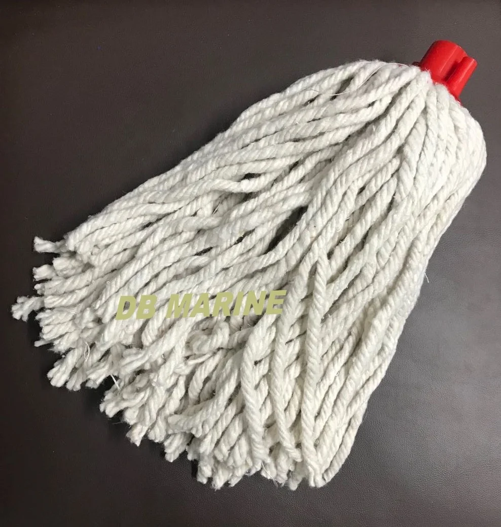 IMPA174271 174272 Yacht Mops for Marine Use, Cheap Super Water Absorbent Strip Cotton Yarn Mop